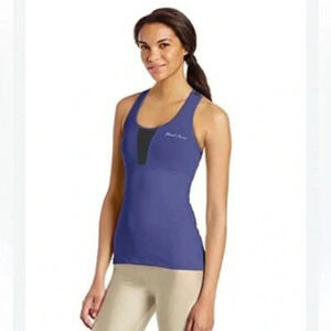 Pearl Izumi Women's Fly Sport Stretch Running Sports Tank Top Built-in Bra L EUC